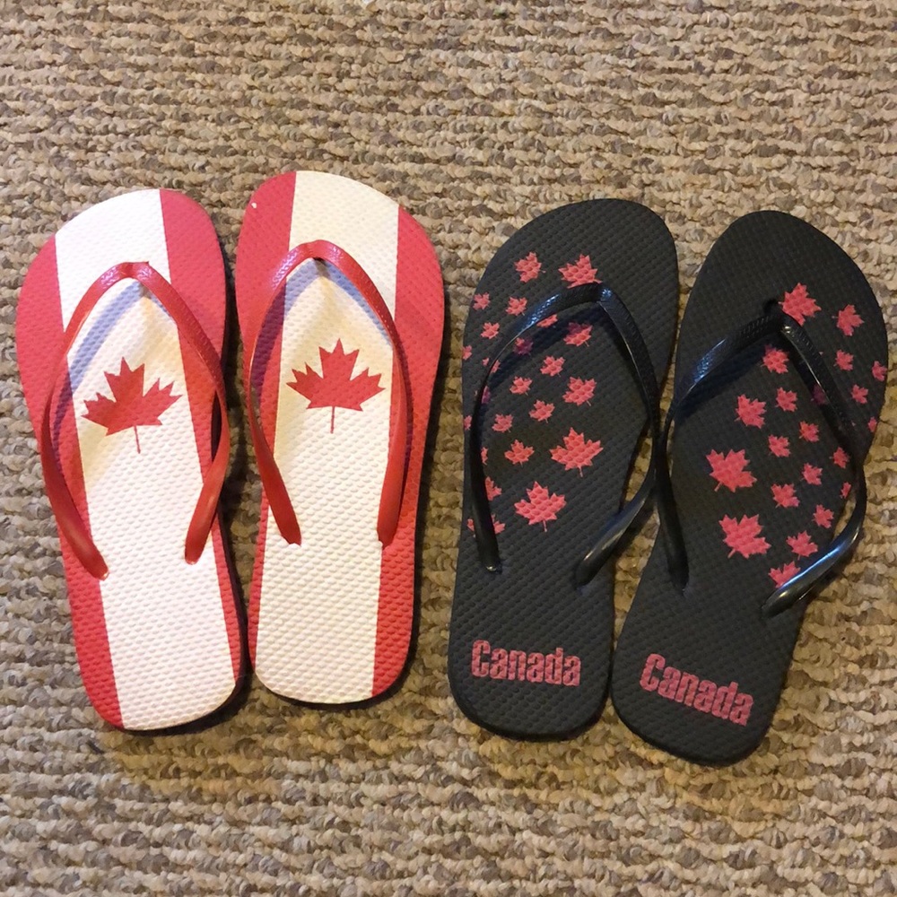 Canada flip flops